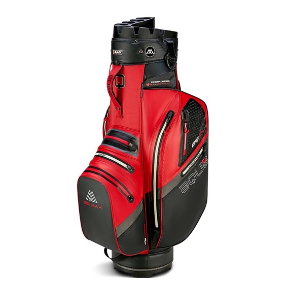 Big Max Aqua Silencio 4 Cartbag, rot/schwarz