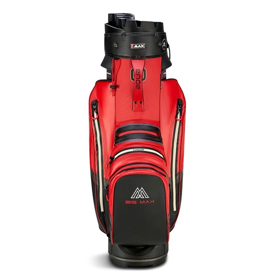 Big Max Aqua Silencio 4 Cartbag, rot/schwarz