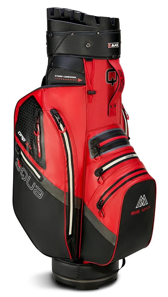 Big Max Aqua Silencio 4 Cartbag, rot/schwarz