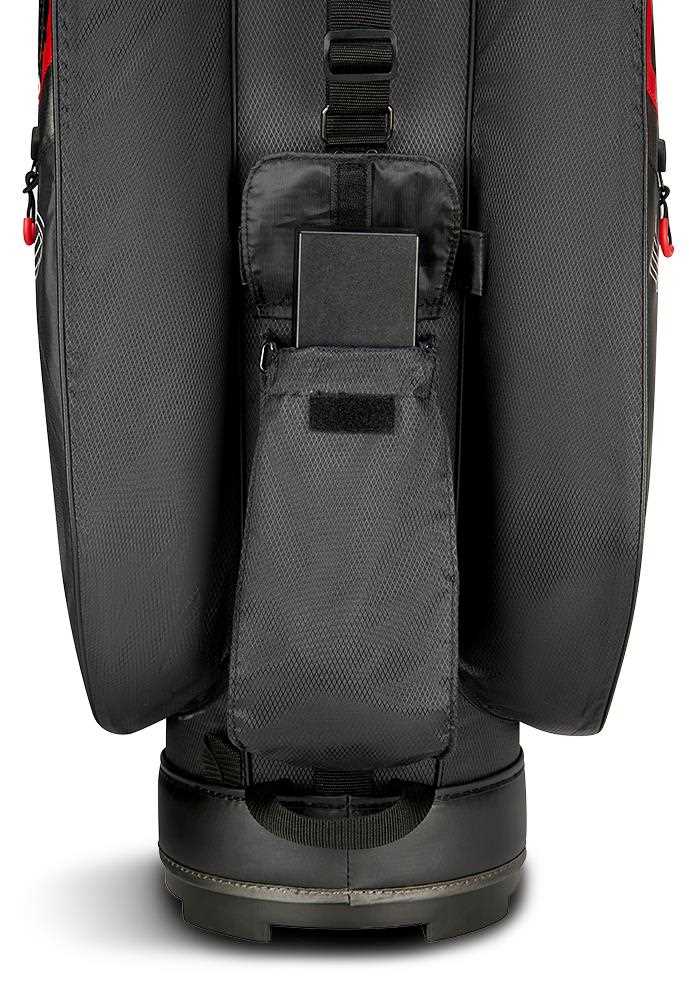 Big Max Aqua Silencio 4 Cartbag, rot/schwarz