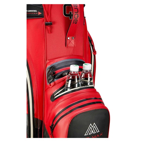 Big Max Aqua Silencio 4 Cartbag, rot/schwarz
