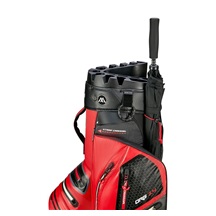 Big Max Aqua Silencio 4 Cartbag, rot/schwarz