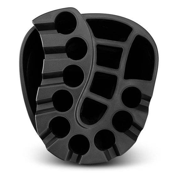 Big Max Aqua Silencio 4 Cartbag, rot/schwarz