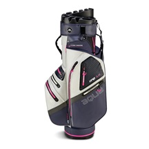 Big Max Aqua Silencio 4 Cartbag, steel blue/off white/fuchsia