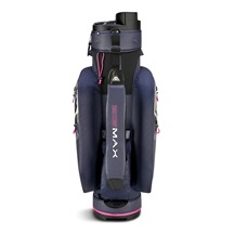 Big Max Aqua Silencio 4 Cartbag, steel blue/off white/fuchsia