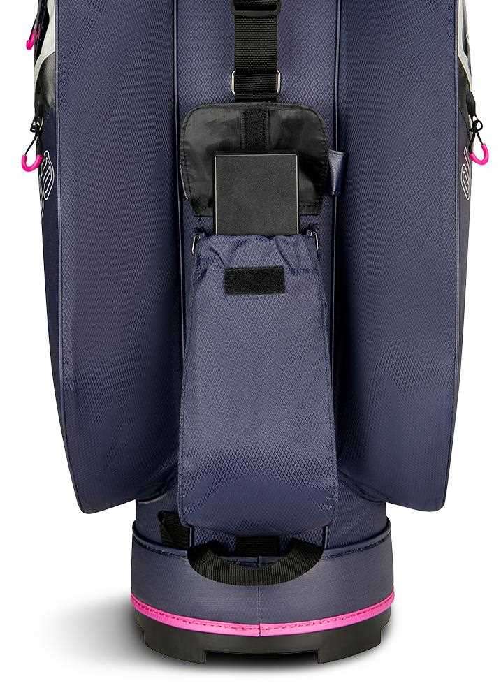 Big Max Aqua Silencio 4 Cartbag, steel blue/off white/fuchsia