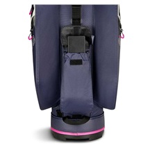 Big Max Aqua Silencio 4 Cartbag, steel blue/off white/fuchsia