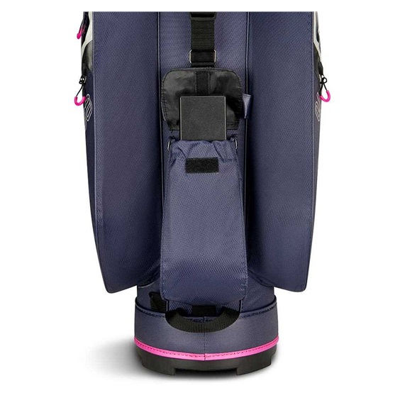 Big Max Aqua Silencio 4 Cartbag, steel blue/off white/fuchsia