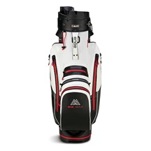 Big Max Aqua Silencio 4 Cartbag, weiss/schwarz/rot