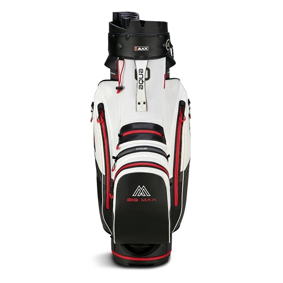 Big Max Aqua Silencio 4 Cartbag, weiss/schwarz/rot