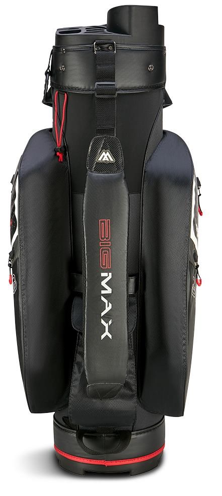 Big Max Aqua Silencio 4 Cartbag, weiss/schwarz/rot