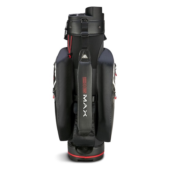 Big Max Aqua Silencio 4 Cartbag, weiss/schwarz/rot