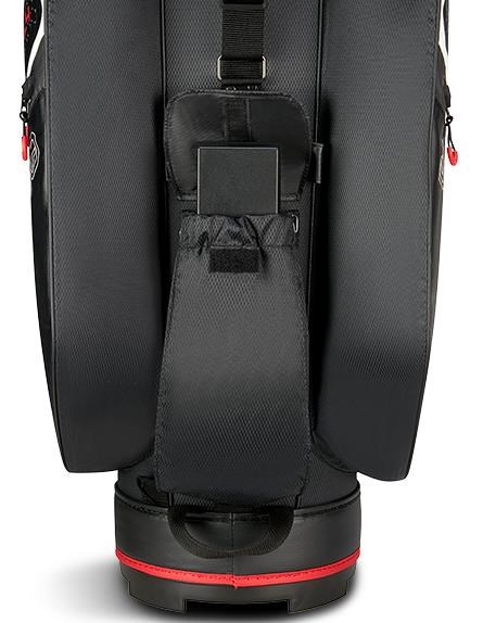 Big Max Aqua Silencio 4 Cartbag, weiss/schwarz/rot