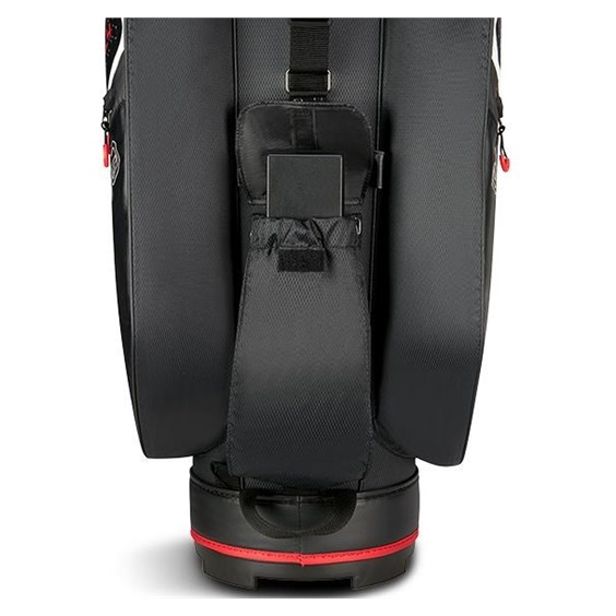 Big Max Aqua Silencio 4 Cartbag, weiss/schwarz/rot