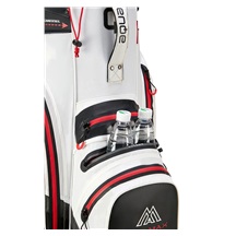 Big Max Aqua Silencio 4 Cartbag, weiss/schwarz/rot