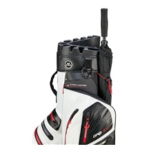 Big Max Aqua Silencio 4 Cartbag, weiss/schwarz/rot