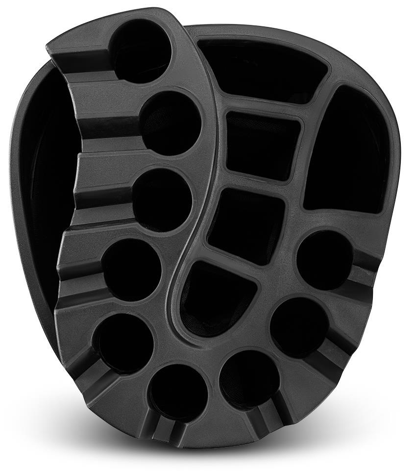Big Max Aqua Silencio 4 Cartbag, weiss/schwarz/rot
