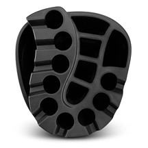 Big Max Aqua Silencio 4 Cartbag, weiss/schwarz/rot