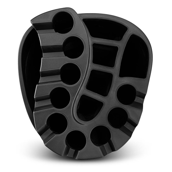 Big Max Aqua Silencio 4 Cartbag, weiss/schwarz/rot