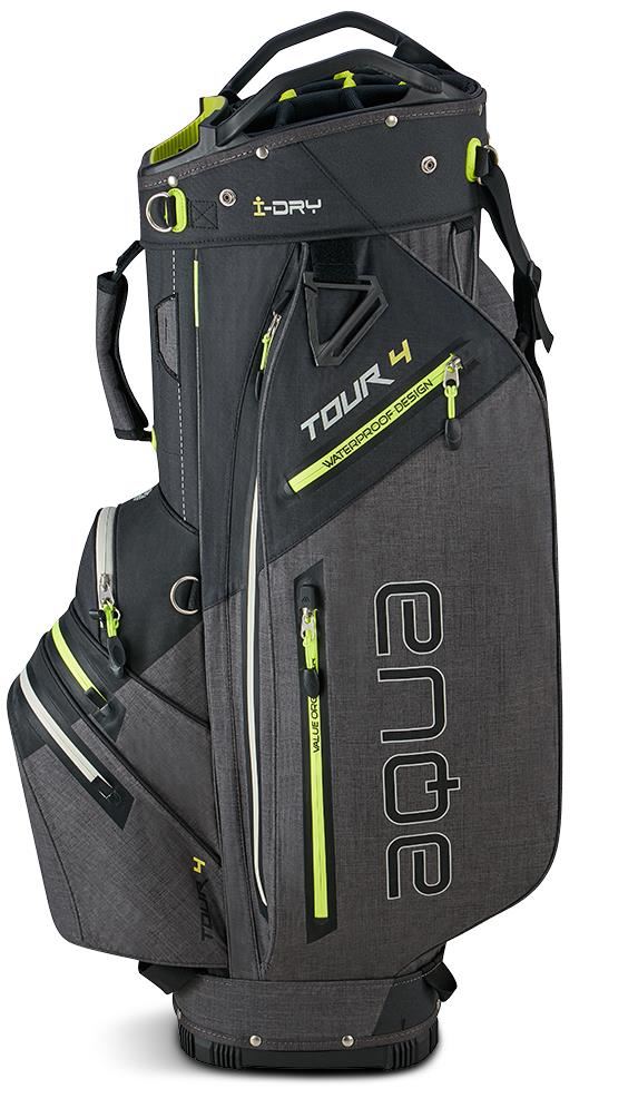 Big Max Aqua Tour 4 Cartbag, schwarz/grau/limette