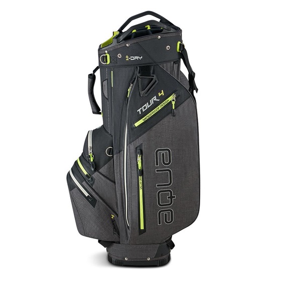 Big Max Aqua Tour 4 Cartbag, schwarz/grau/limette
