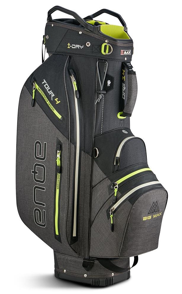 Big Max Aqua Tour 4 Cartbag, schwarz/grau/limette