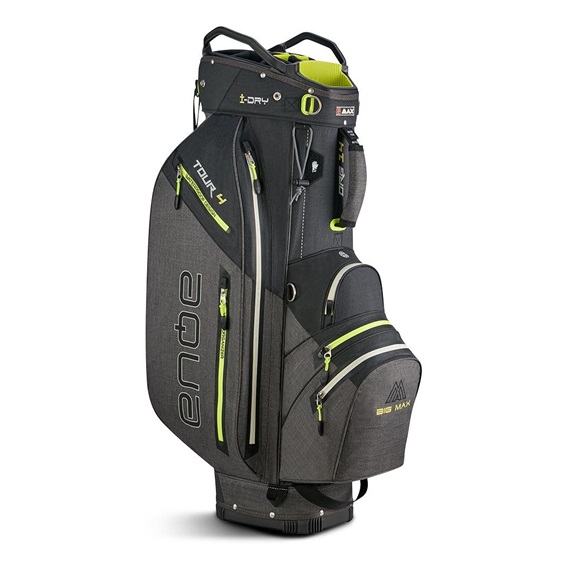 Big Max Aqua Tour 4 Cartbag, schwarz/grau/limette