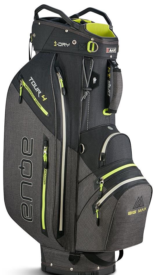 Big Max Aqua Tour 4 Cartbag, schwarz/grau/limette