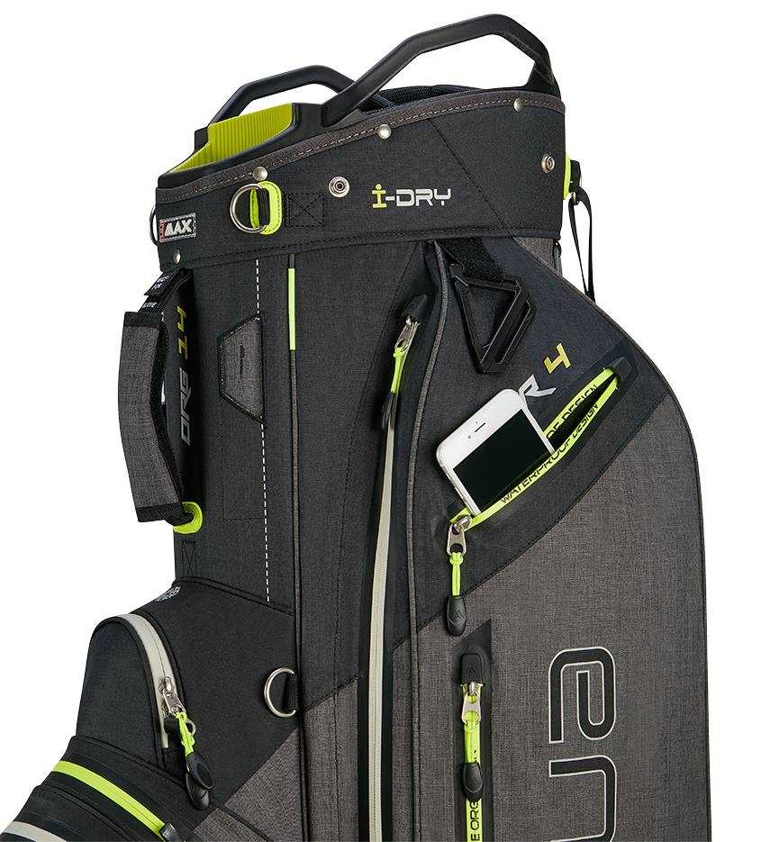 Big Max Aqua Tour 4 Cartbag, schwarz/grau/limette