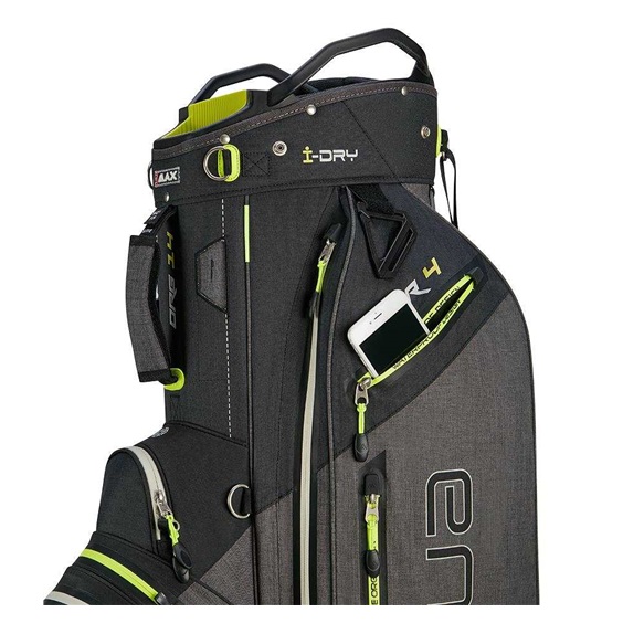 Big Max Aqua Tour 4 Cartbag, schwarz/grau/limette
