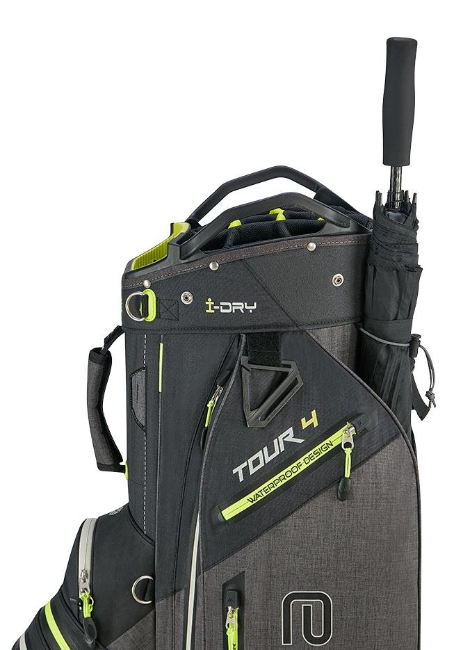 Big Max Aqua Tour 4 Cartbag, schwarz/grau/limette