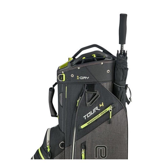 Big Max Aqua Tour 4 Cartbag, schwarz/grau/limette