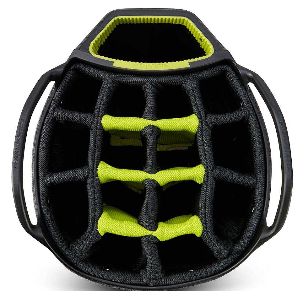 Big Max Aqua Tour 4 Cartbag, schwarz/grau/limette