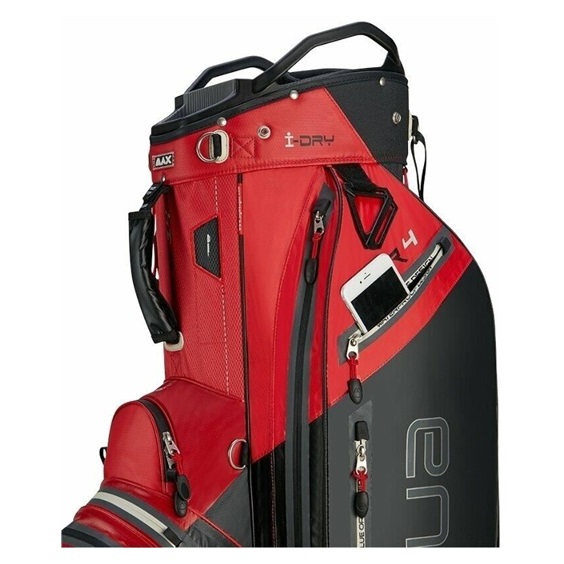 Big Max Aqua Tour 4 Cartbag, rot/schwarz