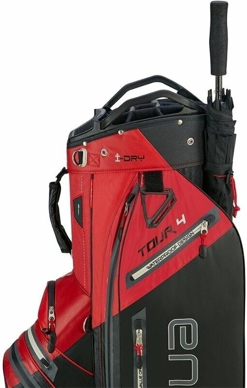 Big Max Aqua Tour 4 Cartbag, rot/schwarz