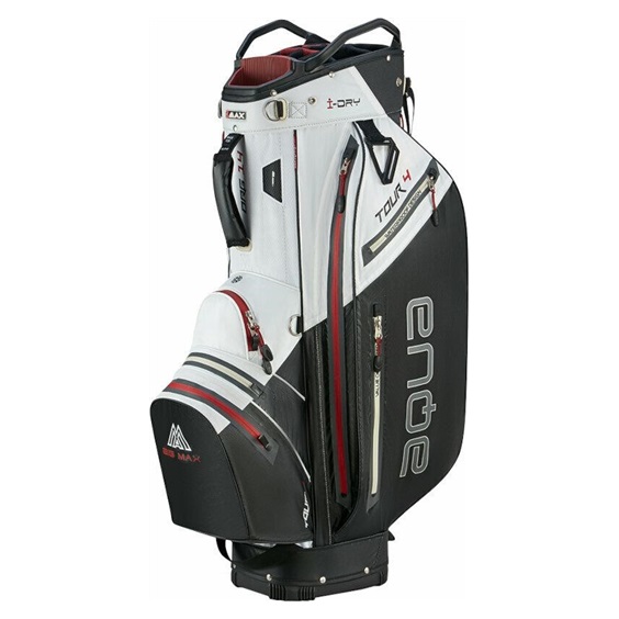 Big Max Aqua Tour 4 Cartbag, white/black/merlot