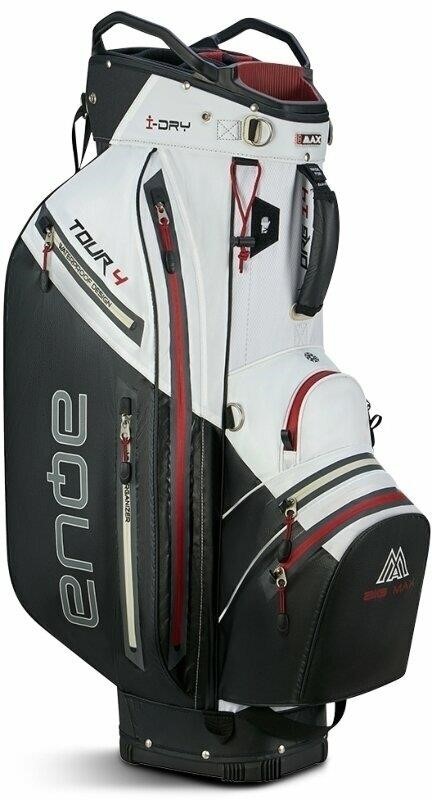 Big Max Aqua Tour 4 Cartbag, white/black/merlot