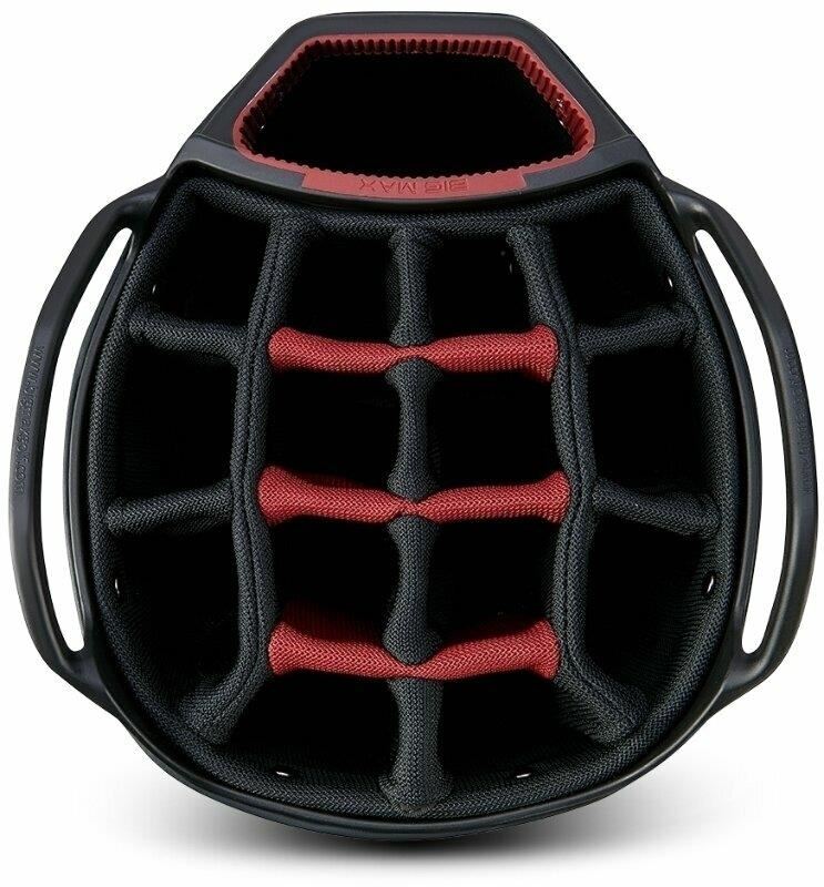 Big Max Aqua Tour 4 Cartbag, white/black/merlot