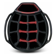 Big Max Aqua Tour 4 Cartbag, white/black/merlot