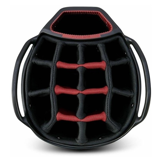 Big Max Aqua Tour 4 Cartbag, white/black/merlot