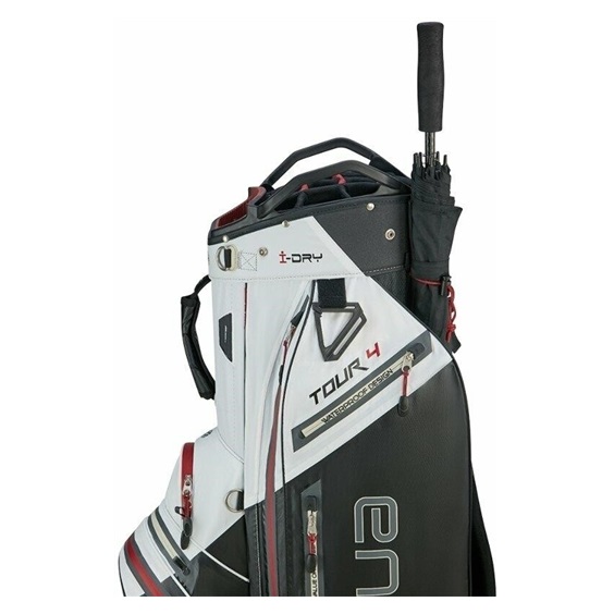 Big Max Aqua Tour 4 Cartbag, white/black/merlot