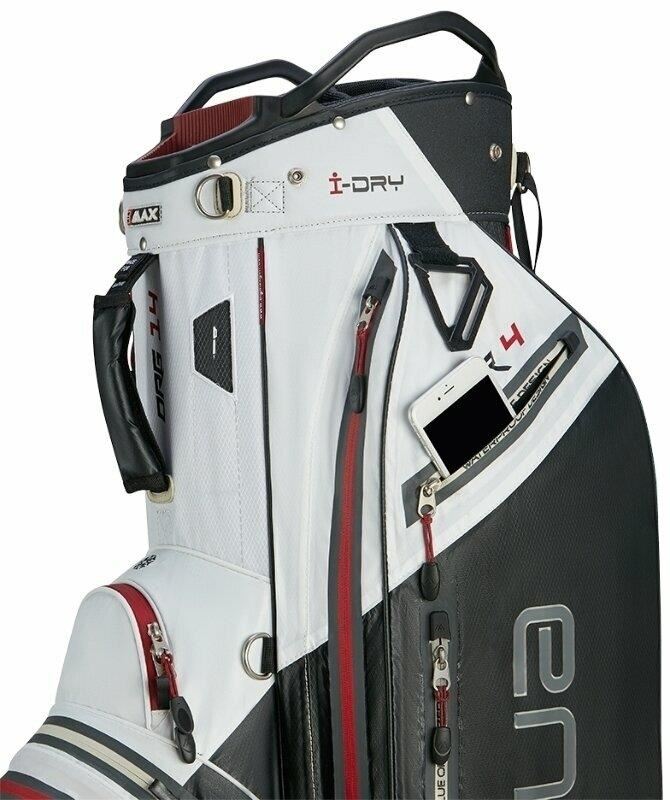 Big Max Aqua Tour 4 Cartbag, white/black/merlot