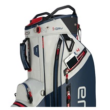 Big Max Aqua Tour 4 Cartbag, weiss/dunkelblau/rot