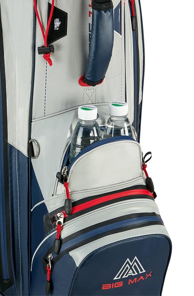 Big Max Aqua Tour 4 Cartbag, weiss/dunkelblau/rot