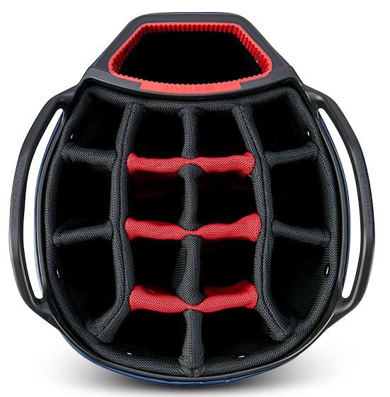 Big Max Aqua Tour 4 Cartbag, weiss/dunkelblau/rot