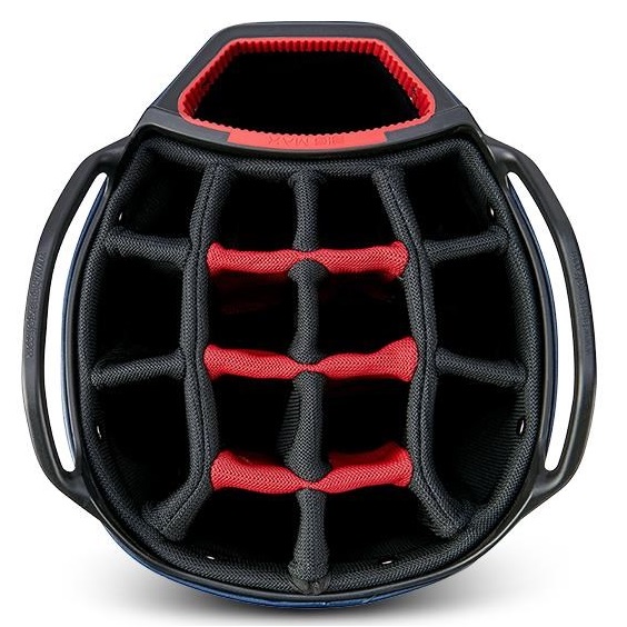 Big Max Aqua Tour 4 Cartbag, weiss/dunkelblau/rot