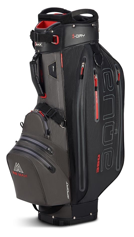 Big Max Aqua Sport 360 Cartbag, grau/schwarz/rot