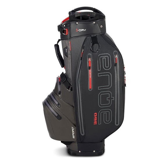 Big Max Aqua Sport 360 Cartbag, grau/schwarz/rot