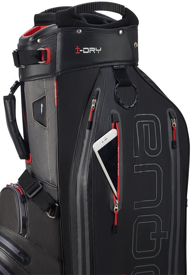 Big Max Aqua Sport 360 Cartbag, grau/schwarz/rot