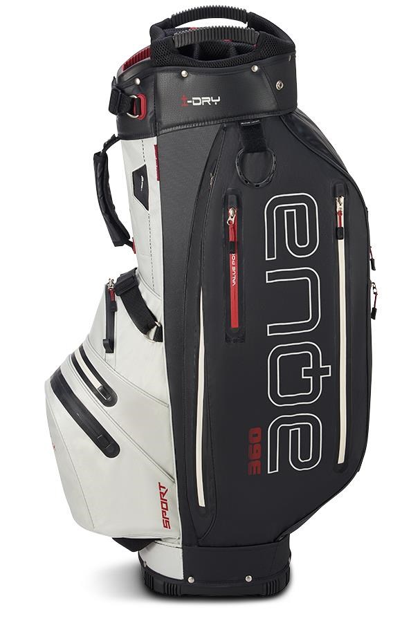 Big Max Aqua Sport 360 Cartbag, off white/black/merlot